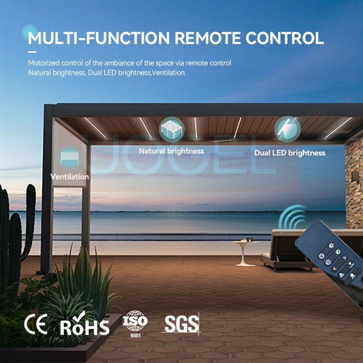 25.11.7-freestanding aluminum automatic louvered pergola-5